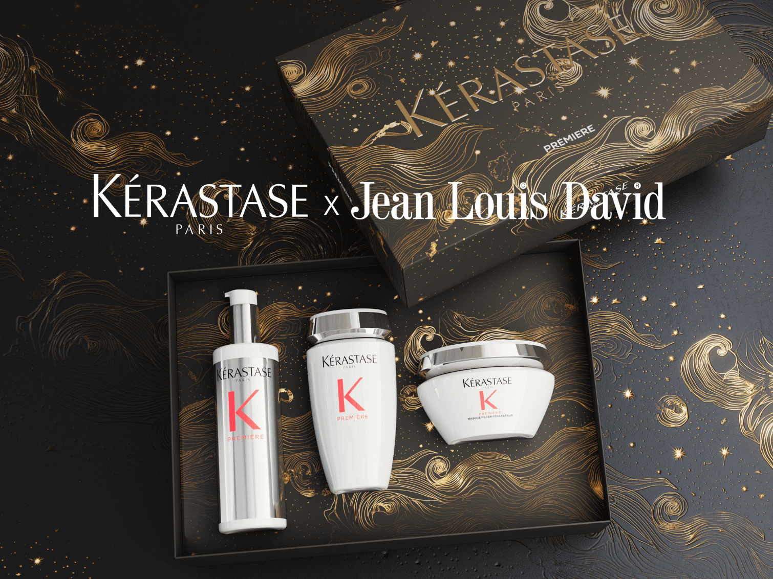 Coffret de noel Kerastase x Jean Louis David