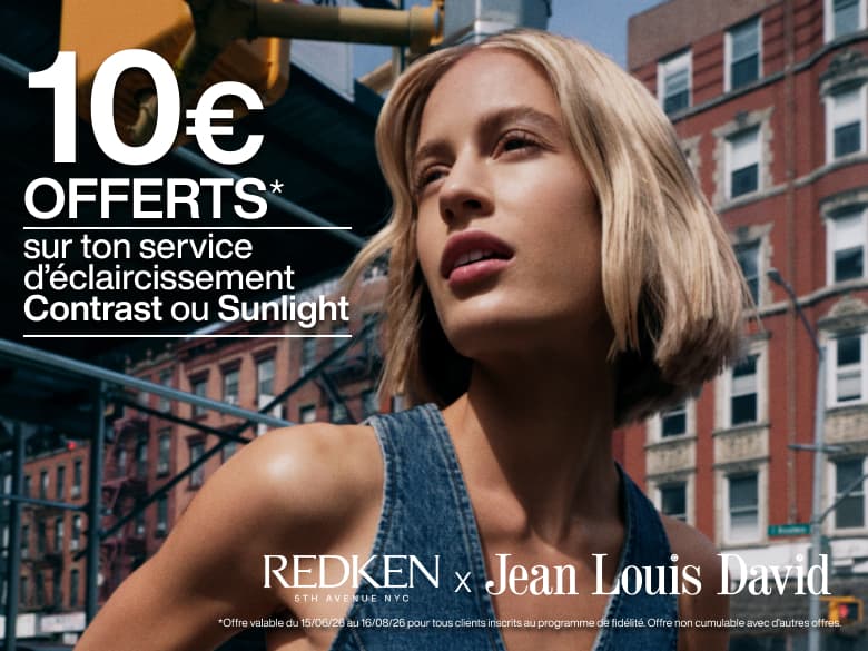 balayage jean louis david et redken. Offre promotionnelle.