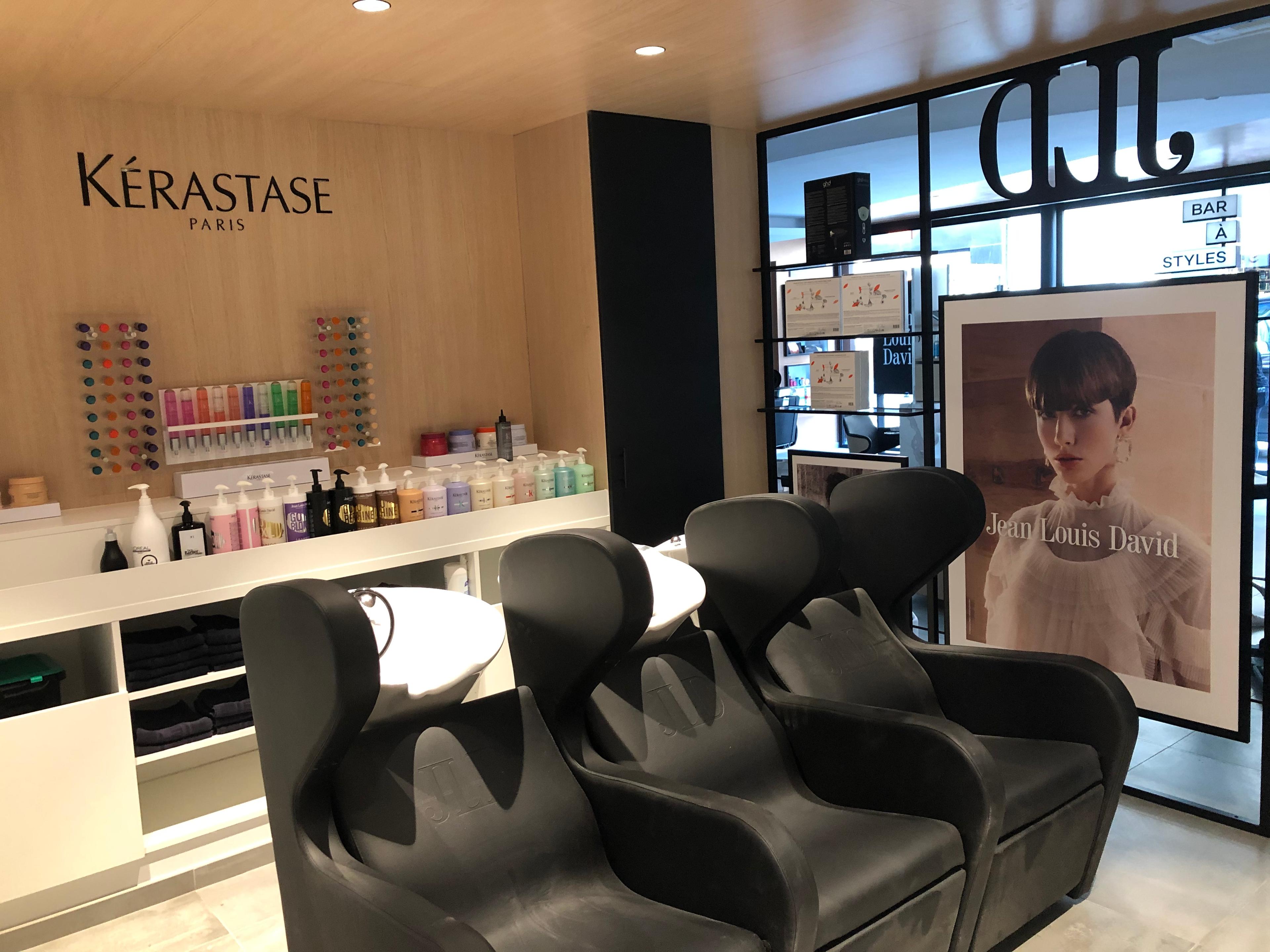 Espace shampooing Jean Louis David